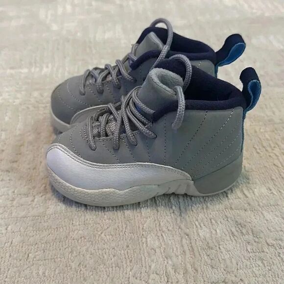 Jordan 12 Retro BT University Blue Infant Size 6C - Picture 5 of 9